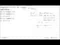 Fungsi f(x)=x^3+3x^2-9x-1 turun pada interval....