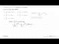 Jika f(x)=integral (x^2-2x+5)dx dan f(0)=5 , maka rumus