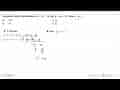 Diketahui sistem persamaan 2x-3y=18 dan x+4y=-2. Nilai