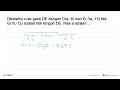 Diketahui ruas garis DE dengan D(a,-9) dan E(-3a,-15) titik