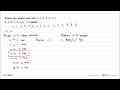 Modus dan median dari data: 2,5,4,5,8,4,5,2,3,8,7,5,4,6,7,8