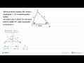 Diketahui sebuah segitiga ABC dengan panjang sisi c=10 cm