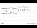 Diketahui matriks A = (-2 1 0 2) dan matriks B = (4 -6 2