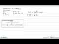 Jika f(x)=5x^2-3x-7 maka f'(x) sama dengan ...