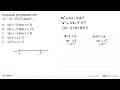 Himpunan penyelesaian dari 2x^2+4x-30<=0 adalah ...