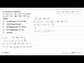 Kedudukan lingkaran L1 ekuivalen x^2+y^2-8x+2y+9=0 dan L2