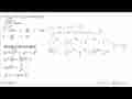 Jika x=25 dan y=64, maka nilai dari (x^- 3/2 y^2/3)