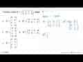 Transpos matriks B = (6 1 0 2 -2 0 1 -6) adalah....