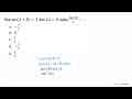 Jika tan (A+B)=5 dan 2A=B maka (tan 3A)/2=...