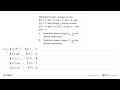 Diketahui fungsi f dengan aturan f(a)=1, f(b)=3, f()=3,