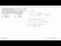 Suatu fungsi kuadrat y=ax^2+bx+5 memotong sumbu x di x=-5