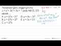 Persamaan garis singgung kurva y=x^3+3x^2+3x+1 pada titik