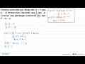 Diketahui polinomial p(x) dibagi oleh (x+1) dan (x-3)