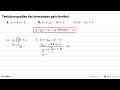 Tentukan gradien dari persamaan garis berikut: a. y = 4x +