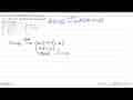 Titik A(-1,6) dicerminkan terhadap garis x=1 dan x=4.