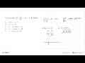 Penyelesaian (5x-15)/(x-1)>0, x e R adalah ....