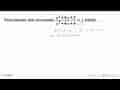 Penyelesaian dari persamaan (x^2+6x+2)/(x^2+4x+4)=1 adalah