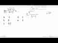 lim x->tak hingga (x^2+1)^(1/3)/(x+1)=