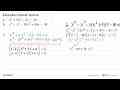 Faktorkan bentuk berikut. a. x^3+5x^2-2x-24 b.