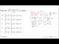 Nilai dari integral (x+1)(x-2)/akar(x) dx adalah ....