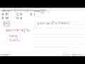 Jika f(x+5)=x^2+2x+1 maka f(3)=...