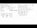 Diketahui persamaan x-y=5 dan x^(2)+2 y^(2)-6 x=15 maka,