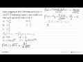 Garis singgung di titik (2,8) pada kurva f(x)=2x akar(x+2)