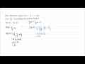 Jika diketahui fungsi f(x)=x/2+3 dan g(x)=3/4 x-2, tentukan