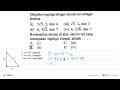 Diketahui segitiga dengan ukuran sisi sebagai berikut.(i) 2