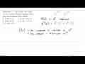 Misal f(x)=x^2.cos 2x dan f'(x)=g(x). cos 2x+h(x) x^2.