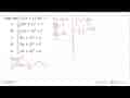 Hasil dari integral (3x+2)^4 dx=....