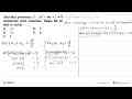 Akar-akar persamaan x^3 - 3x^2 - mx + 2 = 0 membentuk deret