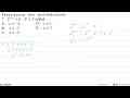 Penyelesaian dari pertidaksamaan 7.2^(x+1)+6.2^x<=5 adalah