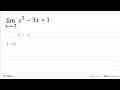 limit x->-2 x^2-3x+1