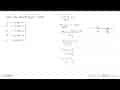 Nilai x yang memenuhi (5x-1)/(x+2)>=1 adalah ....