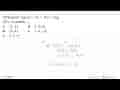 Persamaan 2log(x^2-4x+10)=2log(2x+2) adalah....