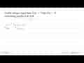 Grafik fungsi logaritma f(x)=12log(2x+7) memotong sumbu X