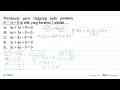 Persamaan garis singgung pada parabola x^2 - 5y = 0 di