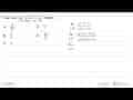 Nilai dari lim x -> 3x^2-x-6/2x^2-x-15 adalah ....