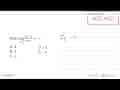 Nilai limit x->pi/2 (2x-pi)/cos(x) = ...