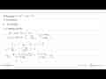 Diketahui y = x^2 - 2x - 8. Tentukanlah: a. Titik balik b.