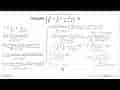 Hitunglah : integral akar(1 + 1/x^2 + 1/(x+1)^2) dx