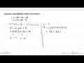 Tentukan penyelesaian sistem persamaan y=2x^2+3x-18