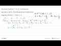 Persamaan kuadrat x^2 - 5x + 6 = 0 mempunyai akar-akar x1