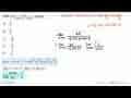 Nilai limit x->0 (3x^2)/(cos 3x-cos x) adalah ...