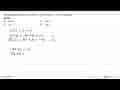 Jika g adalah fungsi linear, g(-3)=10 dan g(5)=-14, fungsi