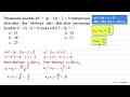 Persamaan kuadrat 4x^2 + (p - 1)x - 2=0 mempunyai akar-akar