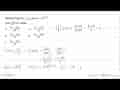 Diketahui fungsif f(x)=x/(x+1) dan g(x)=akar(x^2+1). Nilai