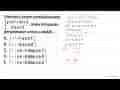 Diketahui sistem pertidaksamaan {y <= x^(2)+3 x+2 y >= x+2.