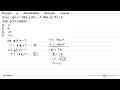 Fungsi g dinyatakan dengan rumus g(x) = qx + r. Jika g(2) =